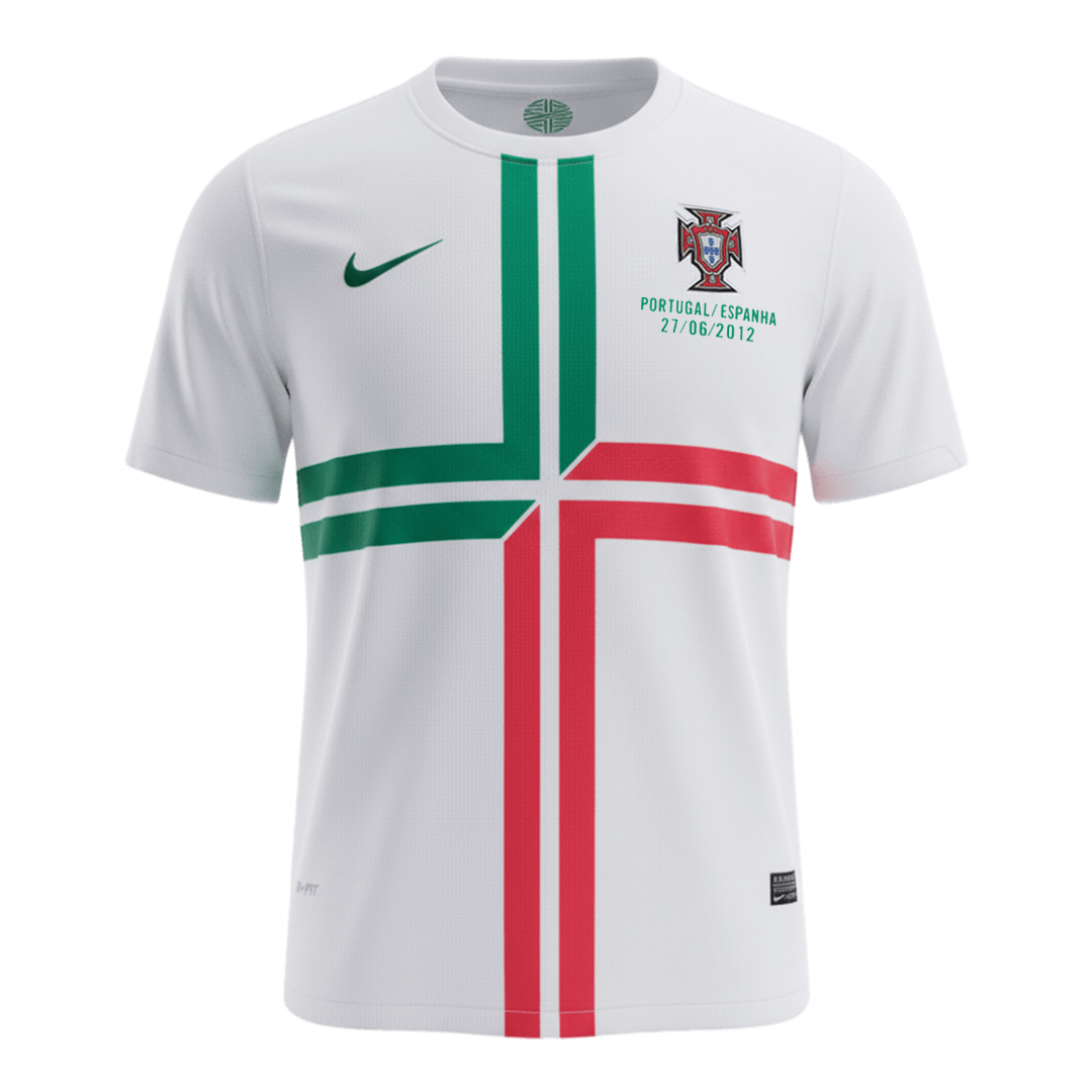 Koszulka wyjazdowa Portugalii Retro 2012