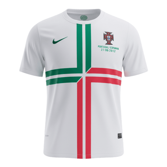 Koszulka wyjazdowa Portugalii Retro 2012