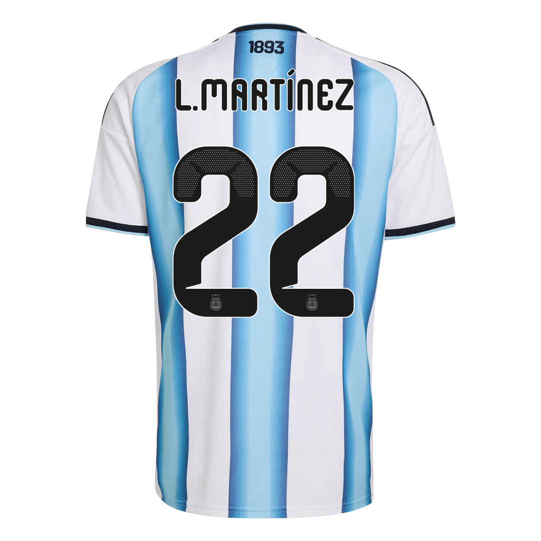 L.MARTÍNEZ #22 Argentyna Domowa koszulka piłkarska 2026
