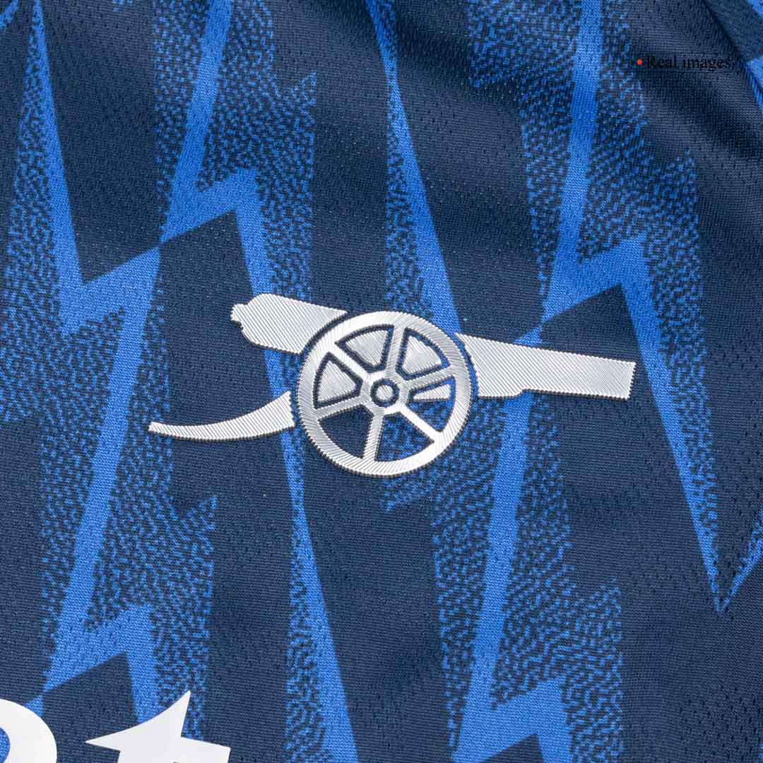 Koszulka wyjazdowa Arsenalu nr 8 ØDEGAARD 2025/26, niebieska
