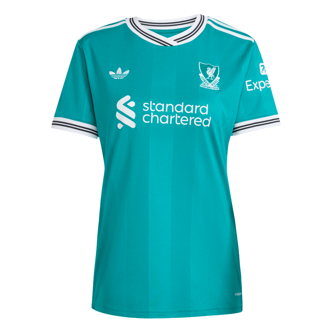 Koszulka wyjazdowa Liverpoolu dla kobiet na trzeci mecz 2025/26