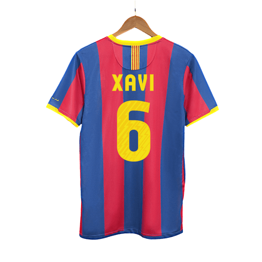 Koszulka domowa Barcelony Retro XAVI #6 2010/11