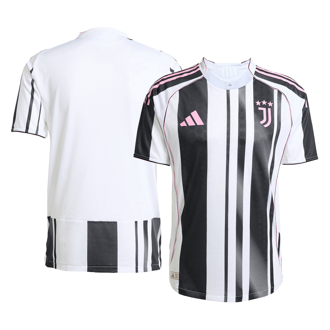 Oryginalna koszulka domowa Juventusu 2025/26 Czarno-biała