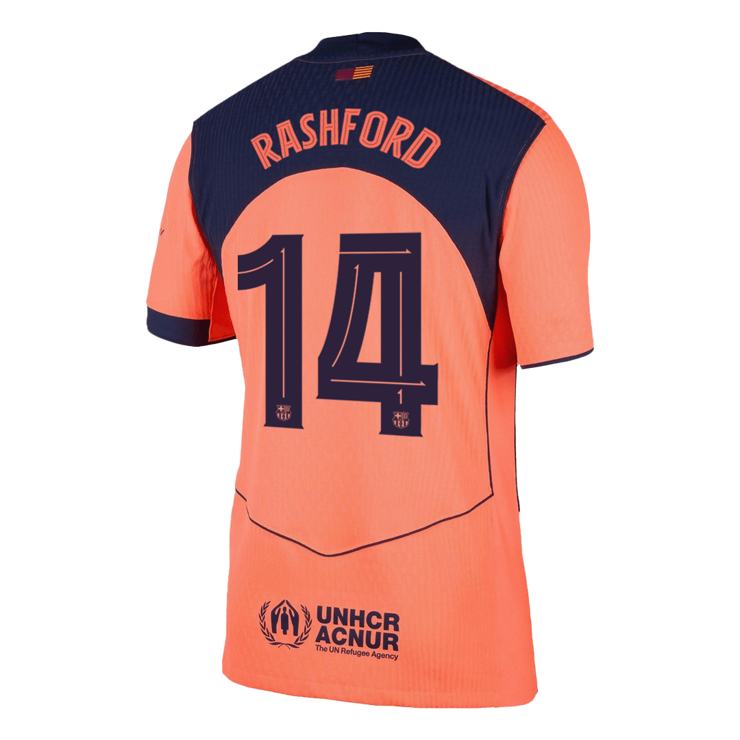 Oryginalna koszulka wyjazdowa RASHFORD #14 Barcelona na trzeci sezon 2025/26
