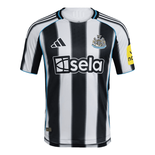 Oryginalna koszulka domowa Newcastle United 2025/26 w kolorze czarno-białym
