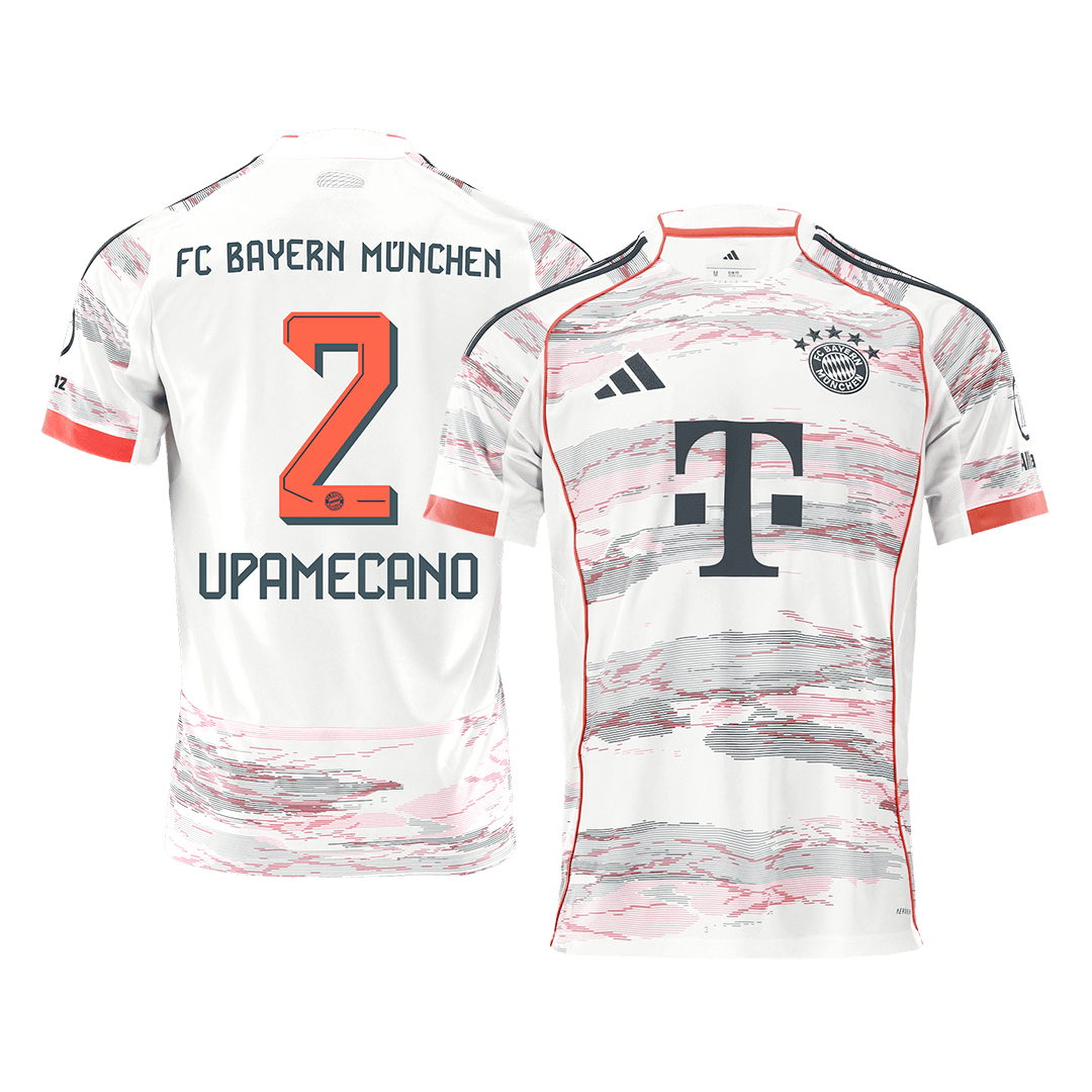 Koszulka wyjazdowa UPAMECANO #2 Bayern Munich 2025/26