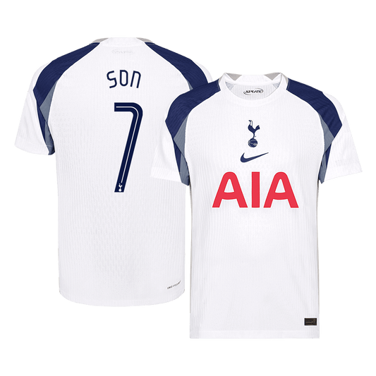 Oryginalna koszulka domowa SON #7 Tottenham Hotspur 2025/26, biała - UCL