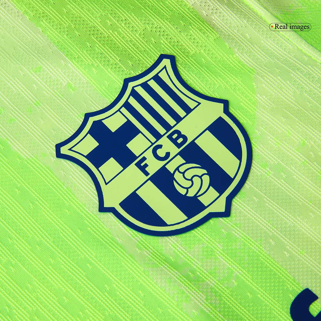 Autentyczna trzecia wyjazdowa koszulka piłkarska Barcelony 2024/25 - UCL