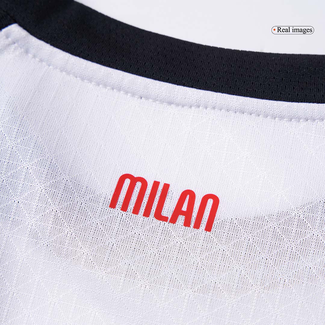 Oryginalna wyjazdowa koszulka piłkarska AC Milan 2025/26 w kolorze białym