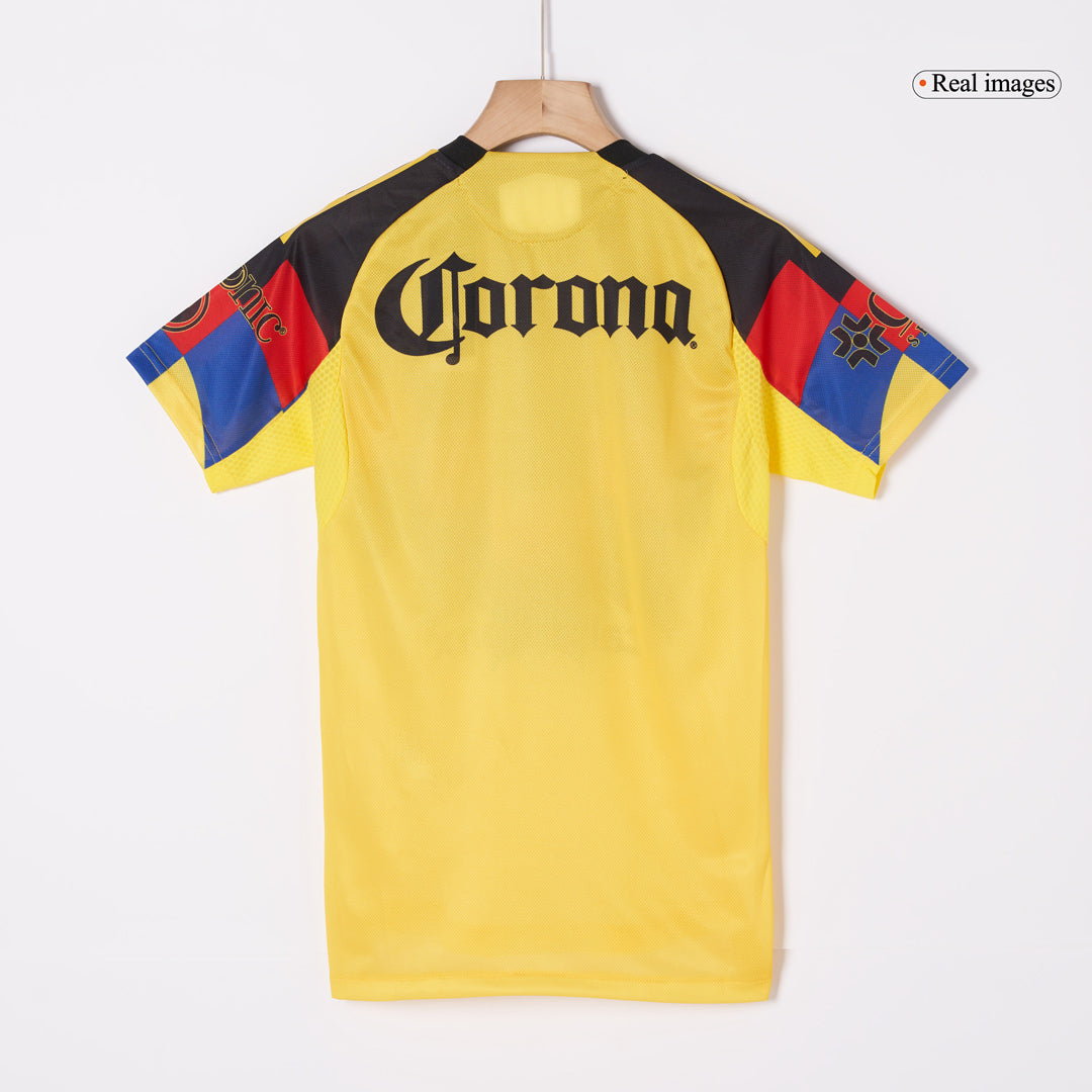 Oryginalna domowa koszulka piłkarska Club America 2025/26 żółta