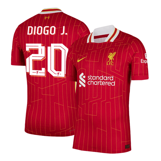 Oryginalna koszulka domowa Liverpoolu DIOGO J. #20 2024/25 w kolorze czerwonym - UCL