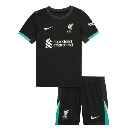 Dziecięcy zestaw wyjazdowy Liverpoolu (koszulka + spodenki)