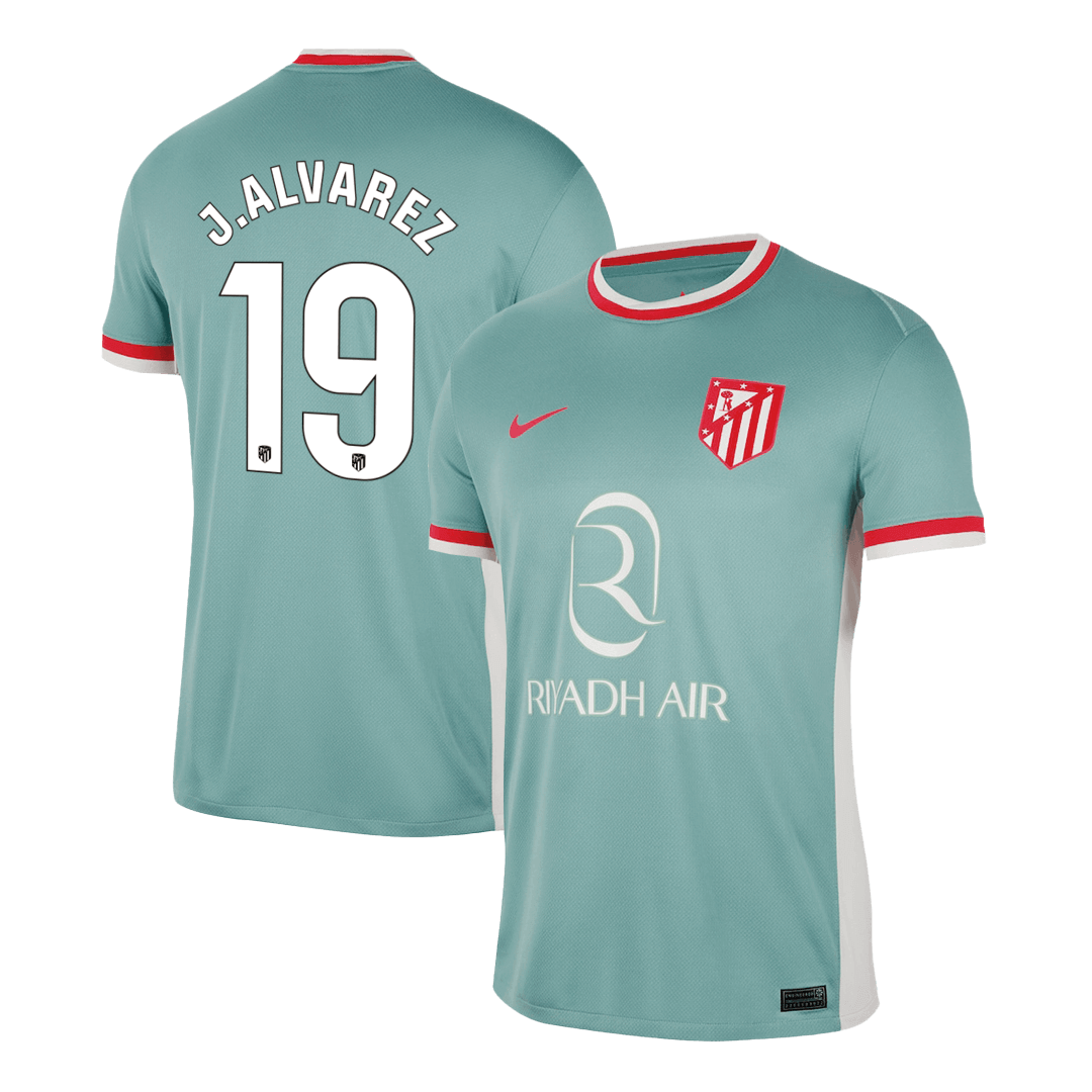 J.ALVAREZ #19 Atletico Madryt Wyjazdowa Koszulka Piłkarska 2024/25