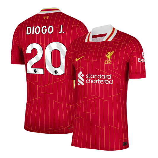 Oryginalna koszulka domowa Liverpoolu DIOGO J. #20 2024/25 w kolorze czerwonym