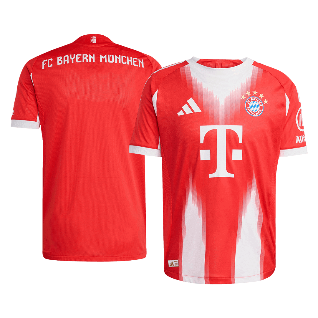 Oryginalna koszulka domowa Bayernu Monachium 2025/26 w kolorze czerwonym