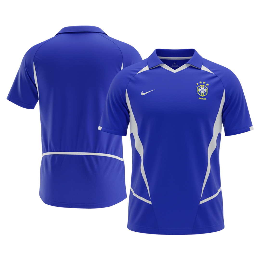 Koszulka wyjazdowa reprezentacji Brazylii z 2002 roku