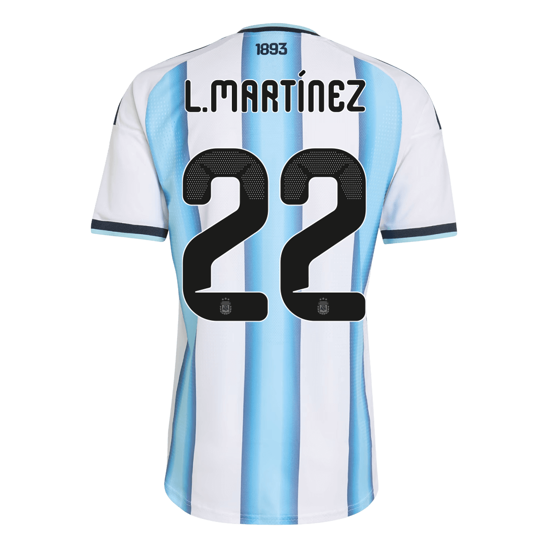 Oryginalna koszulka domowa L.MARTÍNEZA #22 Argentyny na mecz piłki nożnej 2026