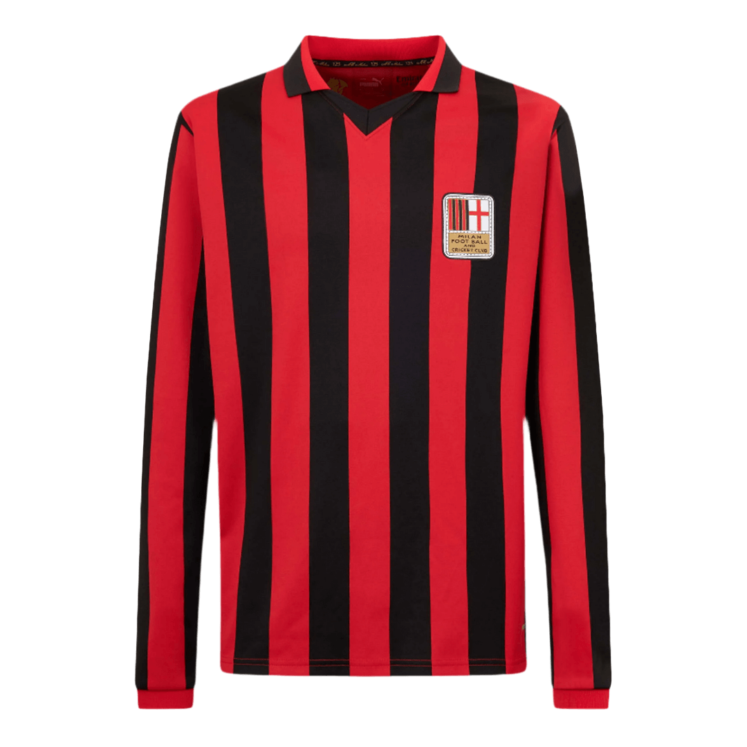 #125 AC Milan Koszulka piłkarska z długim rękawem na 125. rocznicę 2024/25