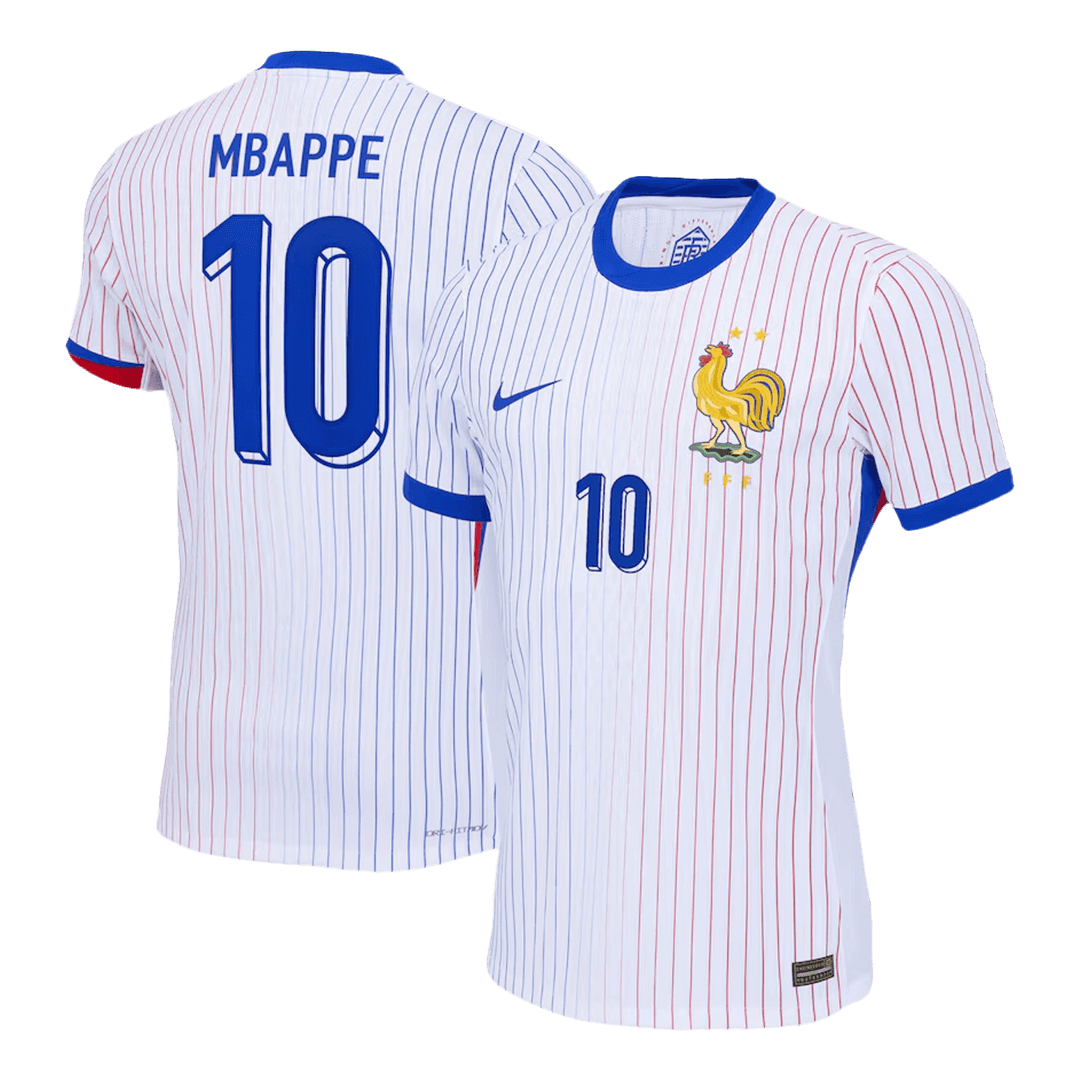 Oryginalna koszulka wyjazdowa reprezentacji Francji MBAPPE nr 10 na Euro 2024
