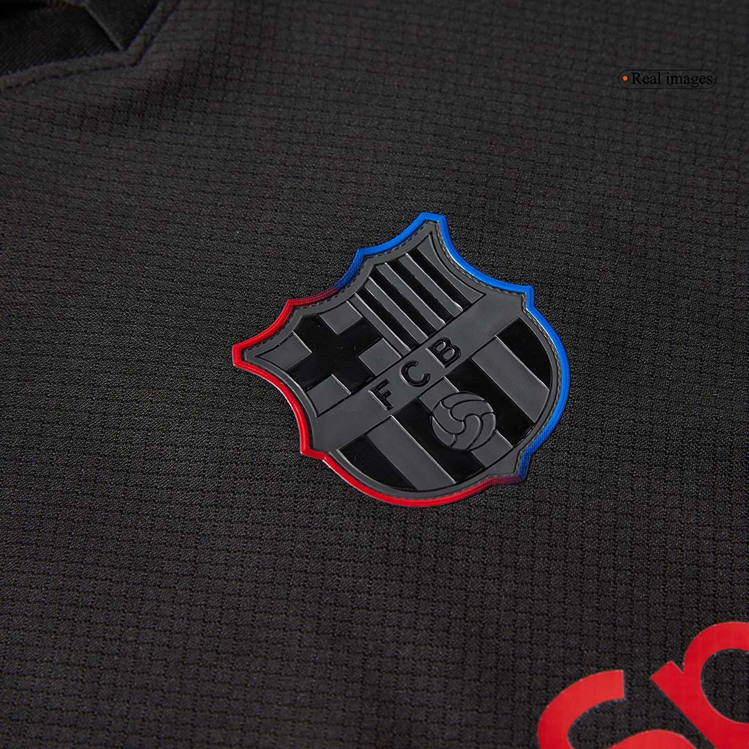Dziecięce stroje wyjazdowe Barcelony na zamówienie 2024/25