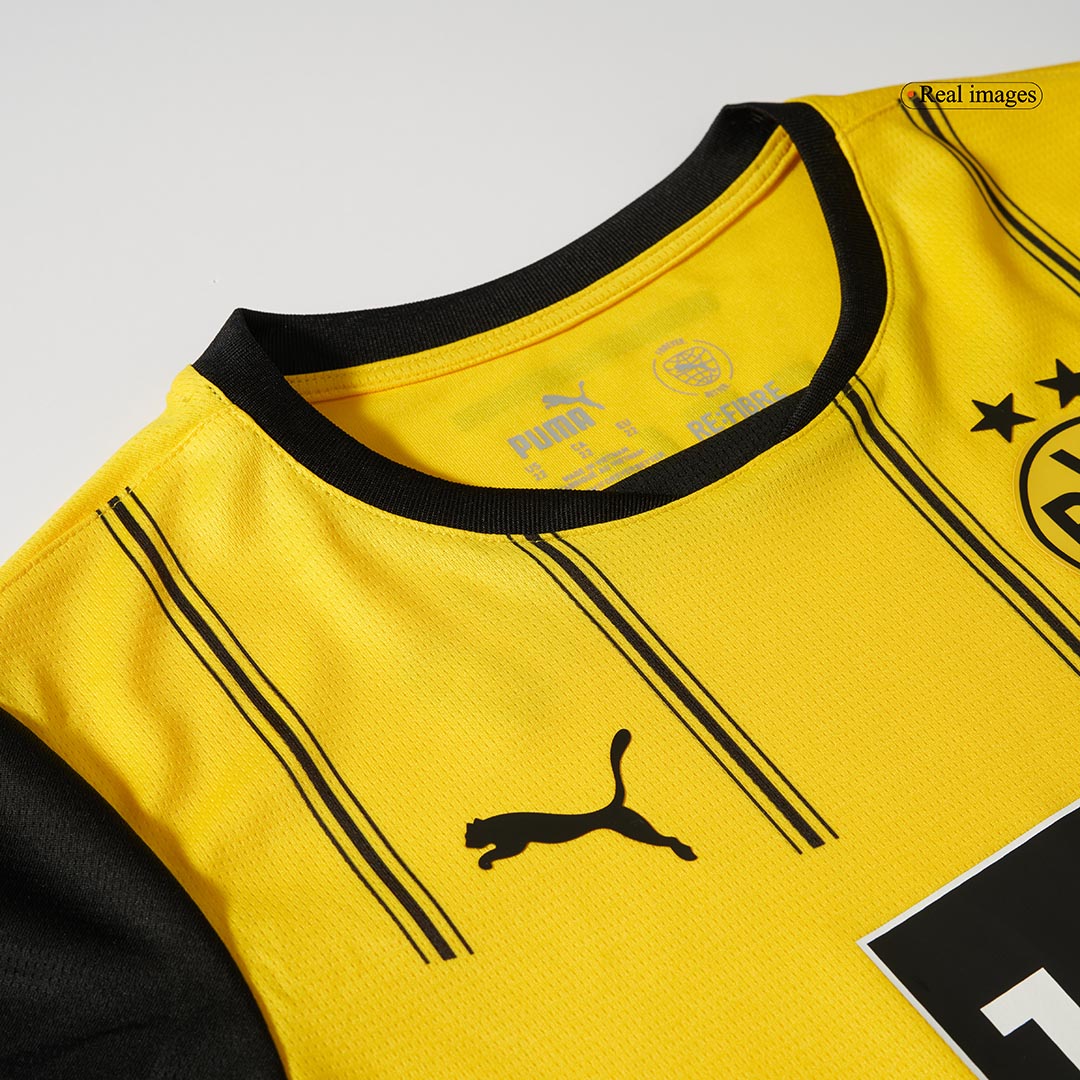 Dziecięcy zestaw piłkarski Borussia Dortmund Home (koszulka + spodenki + skarpetki)