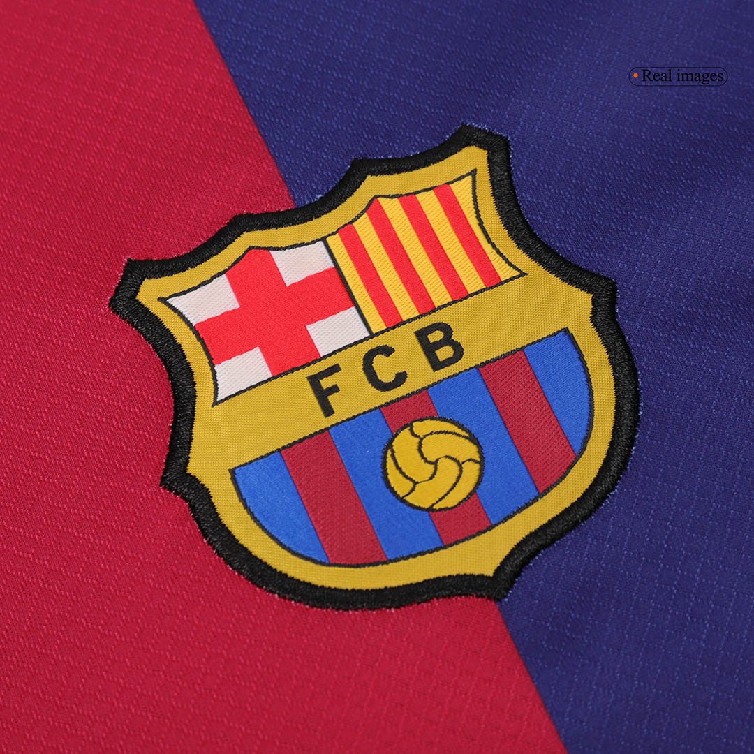 Koszulka piłkarska Barcelona Home z długim rękawem 2024/25