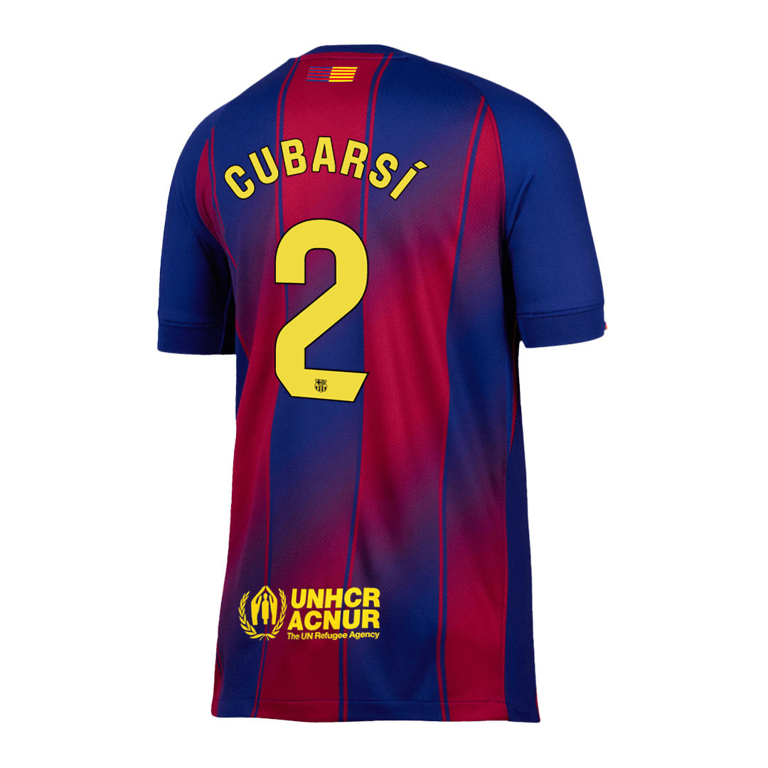 Koszulka domowa CUBARSÍ #2 Barcelona 2025/26 Red&Blue