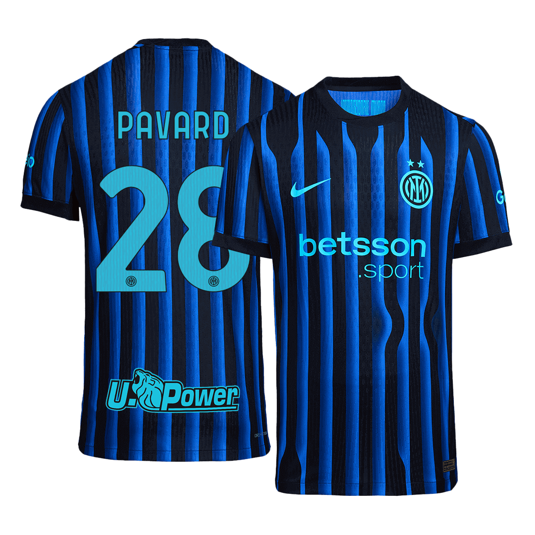 Oryginalna koszulka domowa Interu Mediolan PAVARD #28 na sezon 2025/26