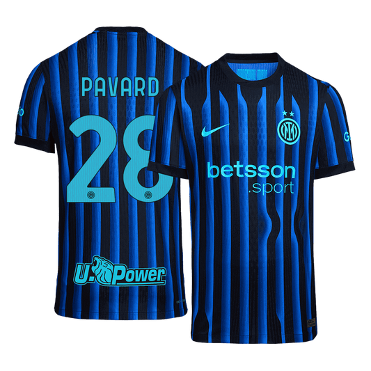Oryginalna koszulka domowa Interu Mediolan PAVARD #28 na sezon 2025/26