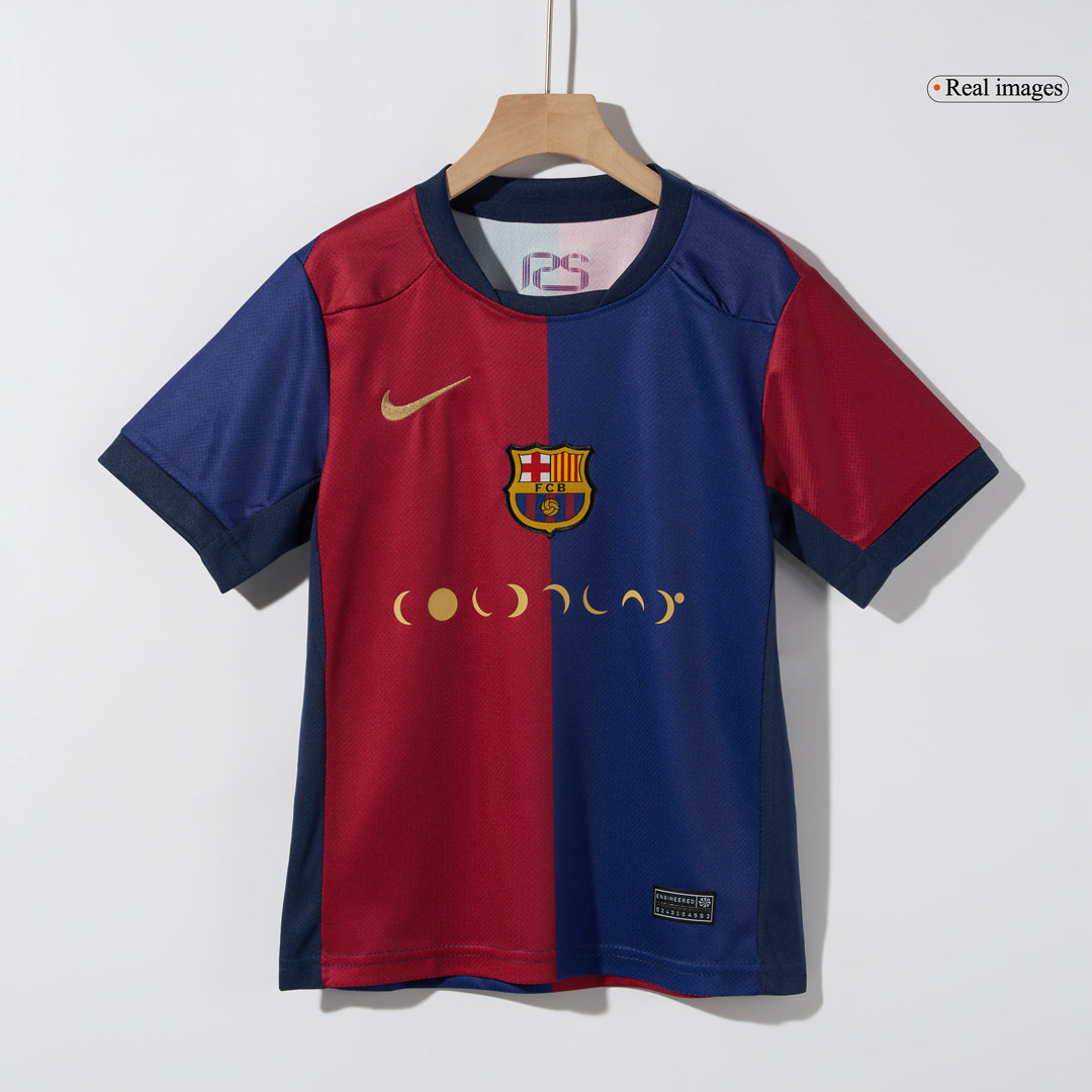 Dziecięce stroje piłkarskie Barcelona na zamówienie 2024/25