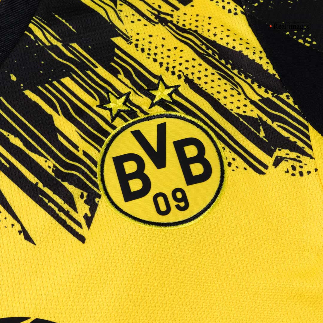 Borussia Dortmund - strój domowy piłkarski (koszulka + spodenki) 2025/26 żółty