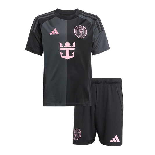 Dziecięcy zestaw wyjazdowy Inter Miami CF (koszulka + spodenki) 2025
