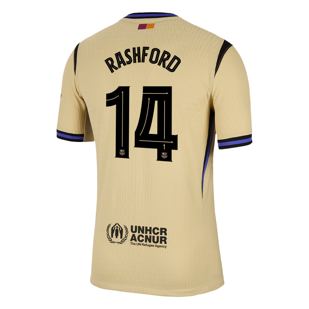 Oryginalna koszulka wyjazdowa RASHFORD #14 Barcelona 2025/26 żółta - UCL