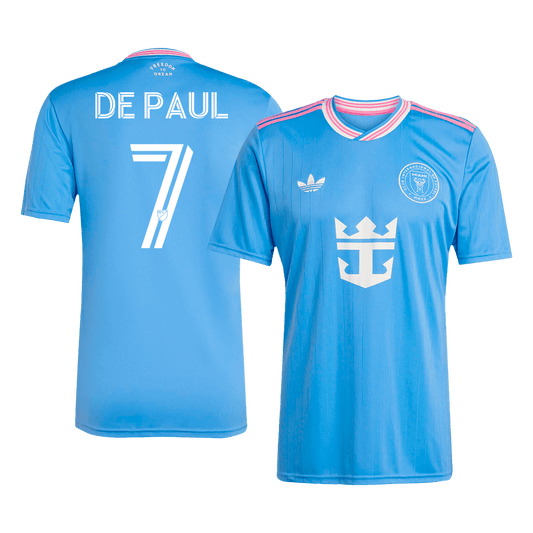 Koszulka wyjazdowa DE PAUL #7 Inter Miami Third 2025, niebieska