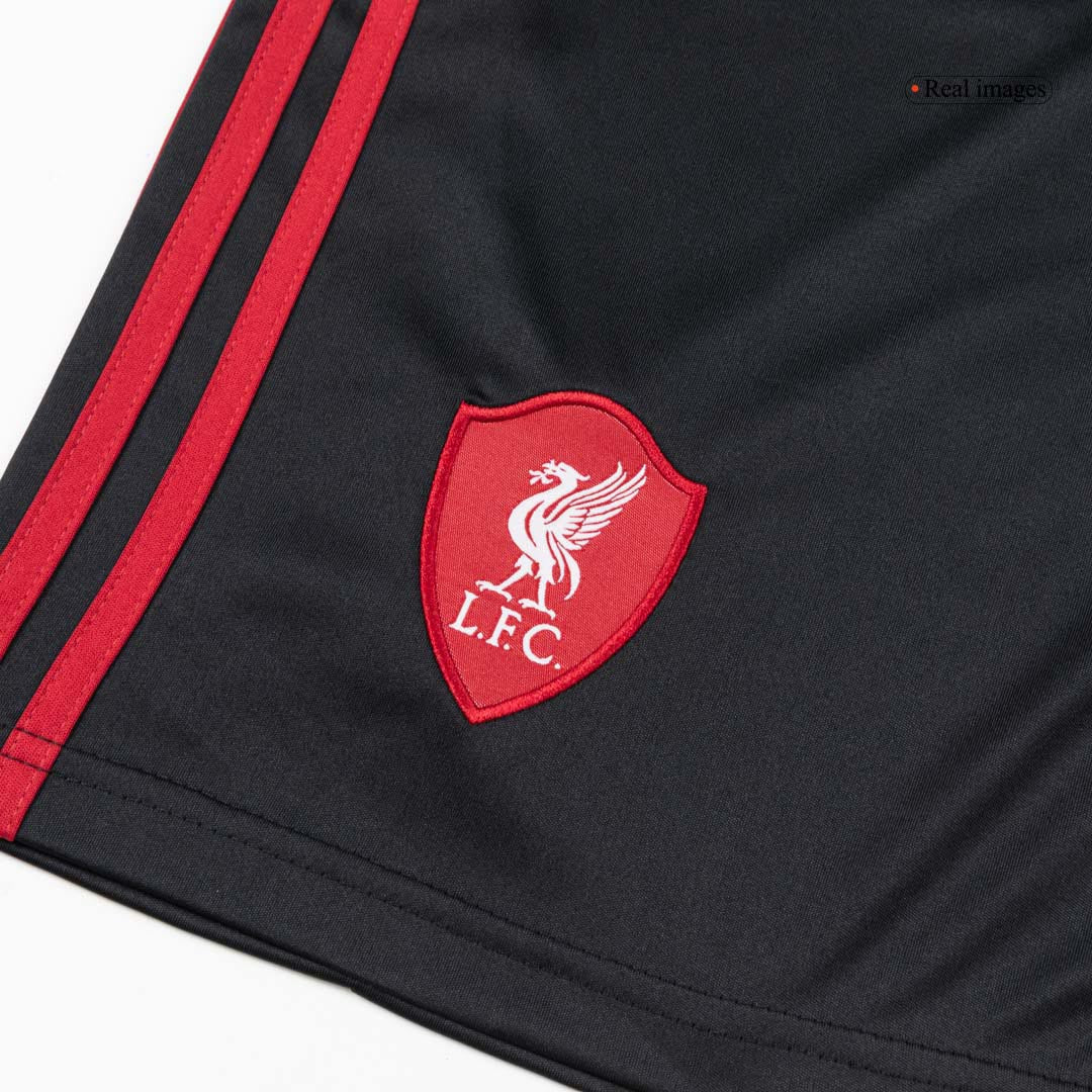 Spodenki piłkarskie Liverpool Away 25/26 czarne