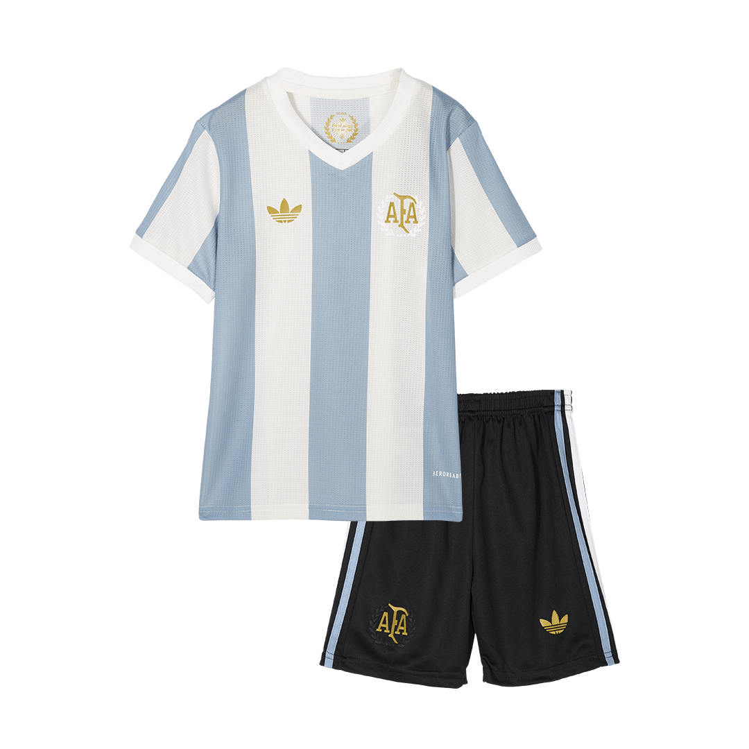 Zestaw koszulek piłkarskich dla dzieci z Argentyny (koszulka + spodenki) 2024 - 50. rocznica