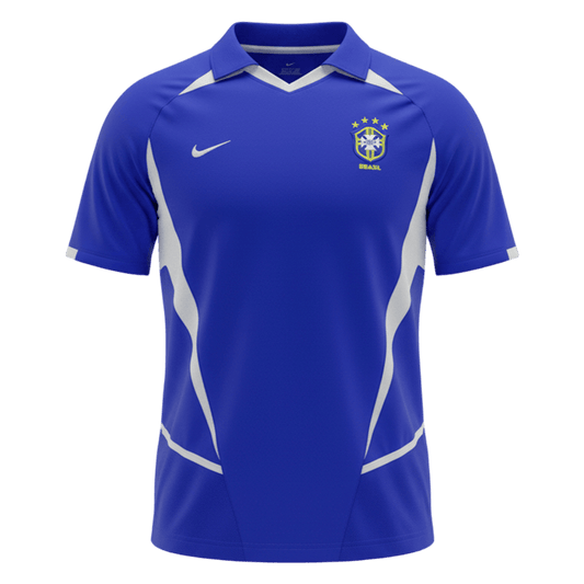 Koszulka wyjazdowa reprezentacji Brazylii z 2002 roku