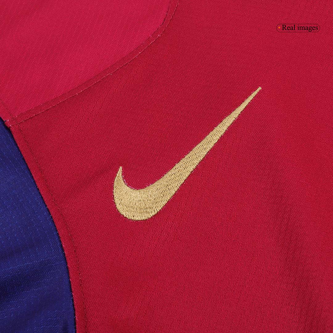 LEWANDOWSKI #9 Barcelona Koszulka domowa piłkarska 2024/25 - Logo Spotify bez tekstu