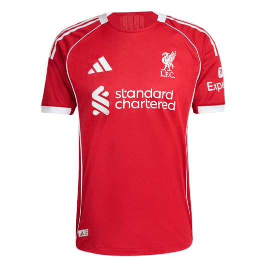 Oryginalna koszulka domowa Liverpoolu 2025/26 w kolorze czerwonym