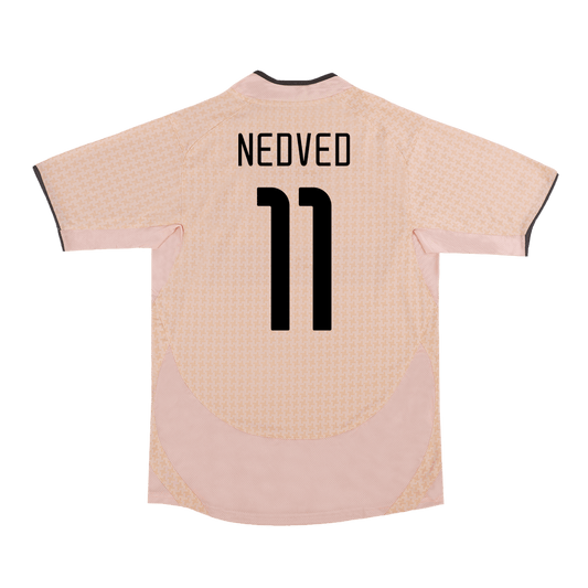 Wyjazdowa koszulka piłkarska Retro NEDVED #11 2003/04 Juventusu
