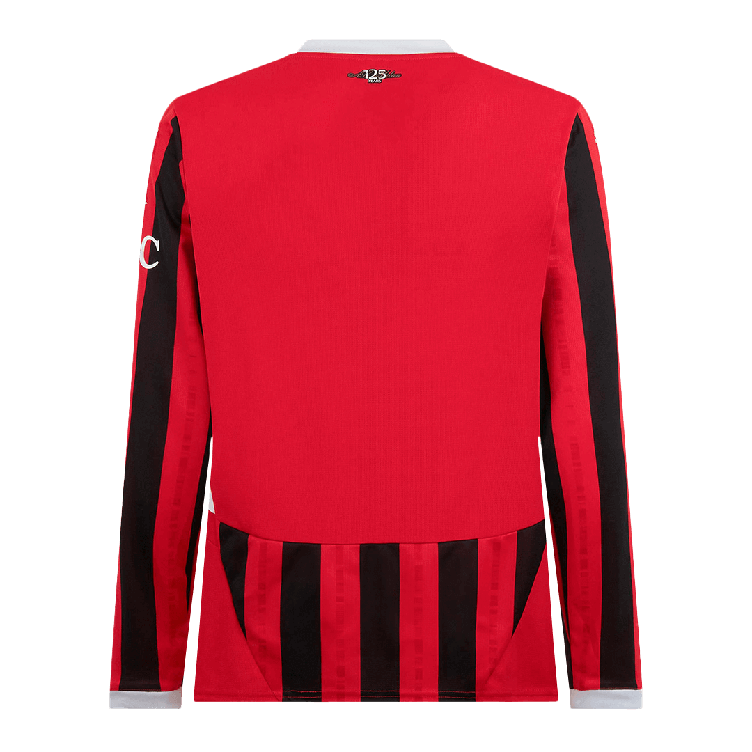 Koszulka piłkarska AC Milan Home z długim rękawem 2024/25