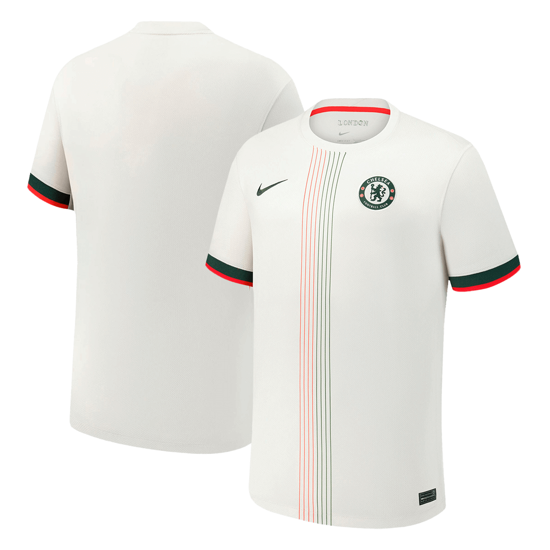Koszulka wyjazdowa Chelsea 2025/26, biała