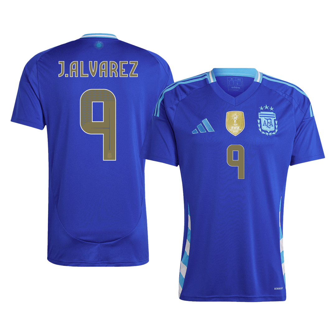 J.ALVAREZ #9 Koszulka wyjazdowa reprezentacji Argentyny 2024