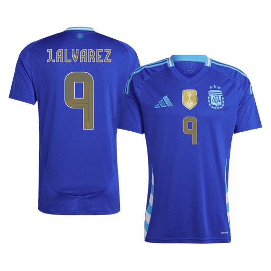 J.ALVAREZ #9 Koszulka wyjazdowa reprezentacji Argentyny 2024