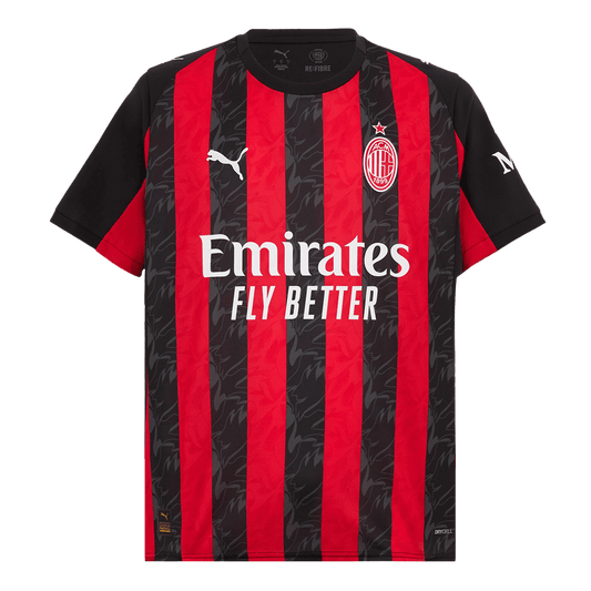 Koszulka domowa AC Milan 2025/26 czerwono-czarna