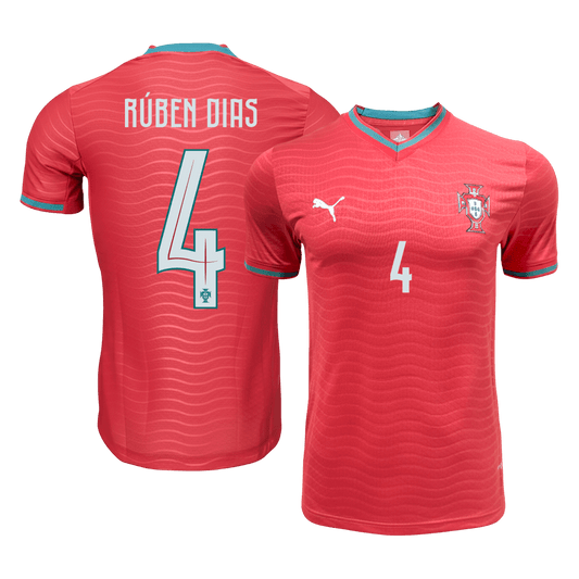 Autentyczna koszulka piłkarska RÚBEN DIAS #4 Portugalia 2026
