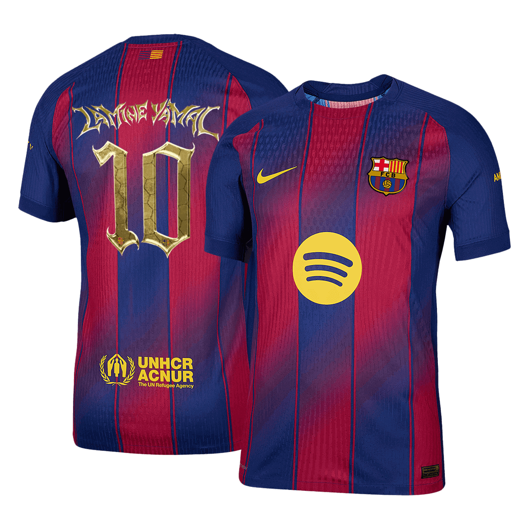 Oryginalna koszulka domowa LAMINE YAMAL #10 Barcelona 2025/26 — Kopa Trophy Edition