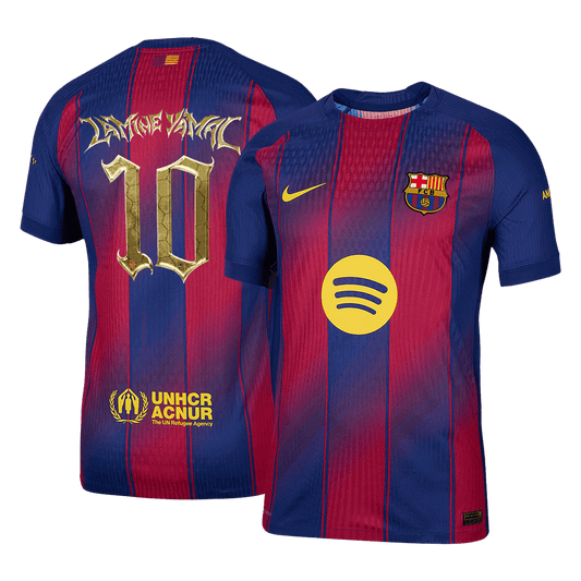 Oryginalna koszulka domowa LAMINE YAMAL #10 Barcelona 2025/26 — Kopa Trophy Edition