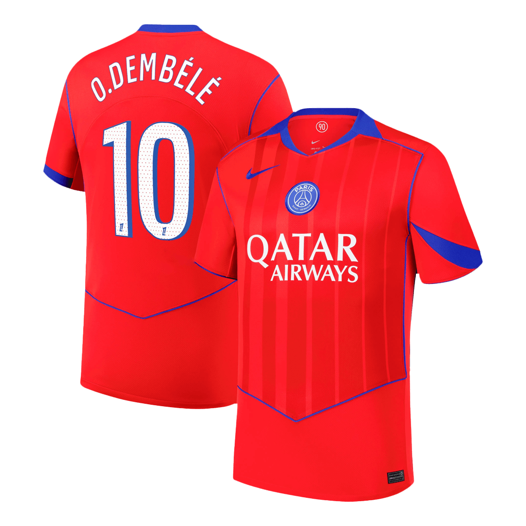 Trzecia wyjazdowa koszulka piłkarska O.DEMBÉLÉ #10 PSG 2025/26