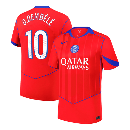 Trzecia wyjazdowa koszulka piłkarska O.DEMBÉLÉ #10 PSG 2025/26